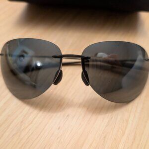 Maui Jim Sugar Beach 62mm Polarized Round Sunglasses